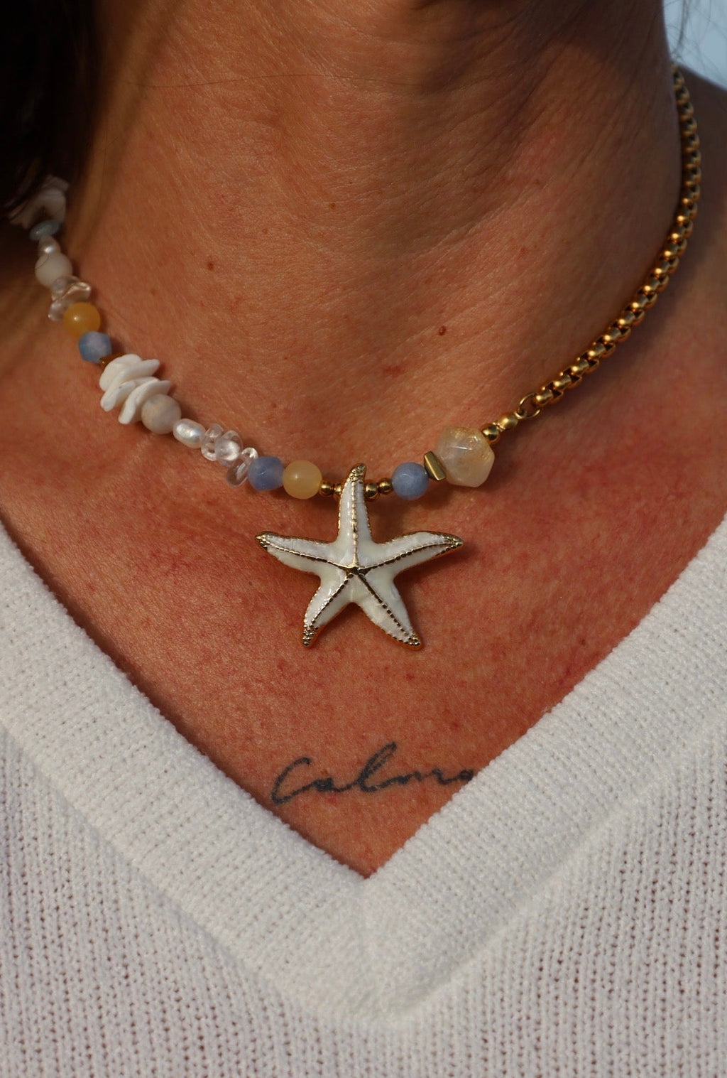 Collar Marea Blanca.
