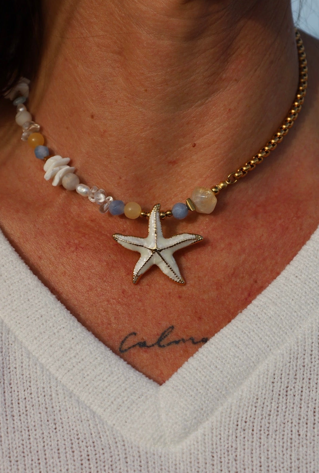 Collar Marea Blanca.