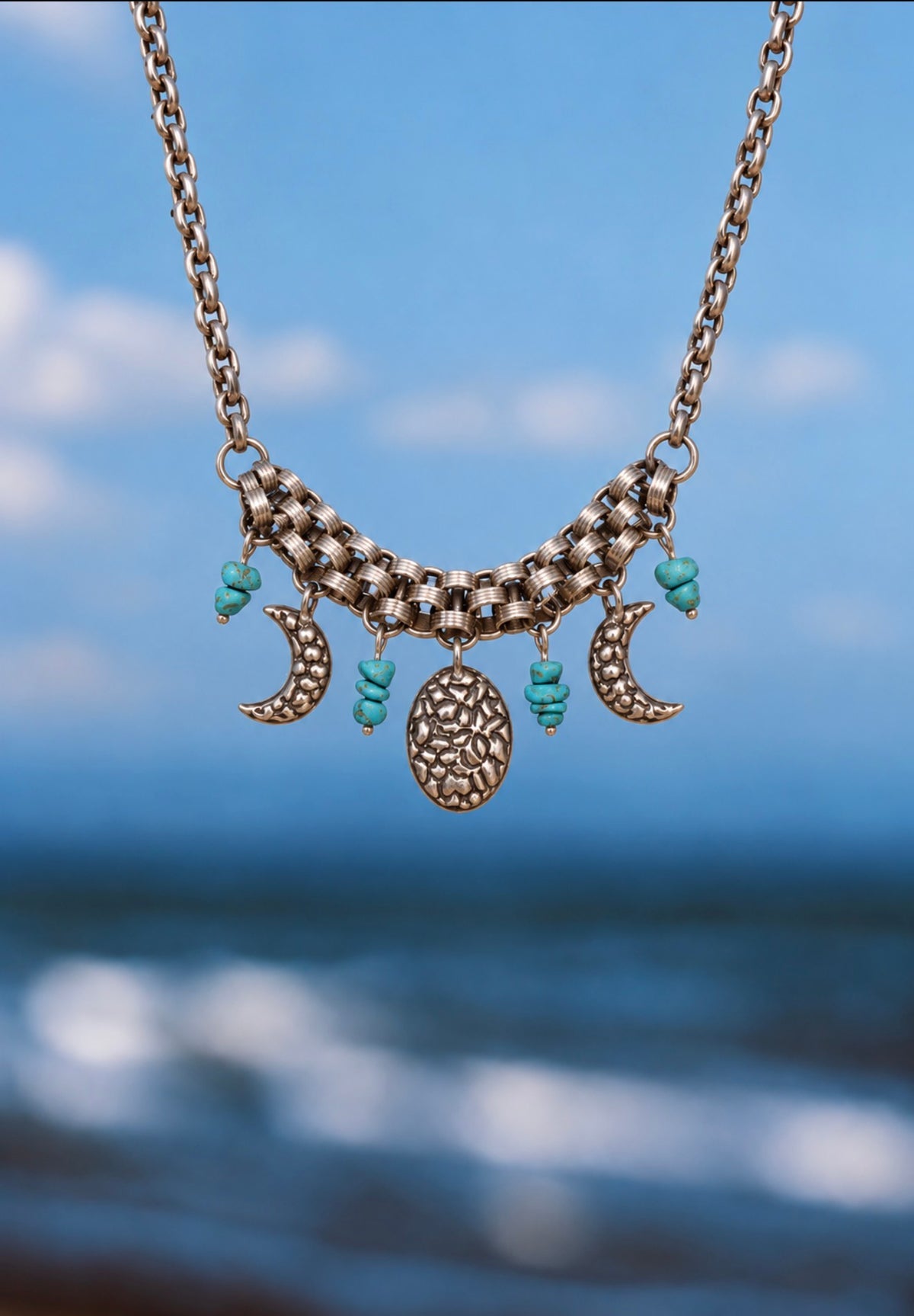 Collar Fases Turquesa.