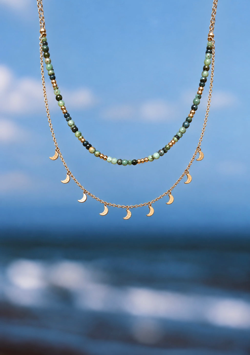 Collar Luna Africana.