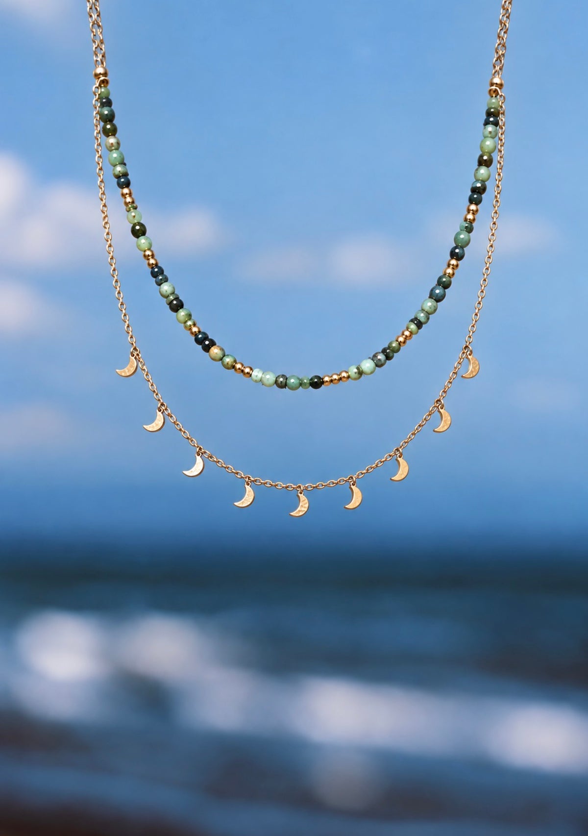 Collar Luna Africana.
