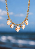 Collar Conchas del atardecer.
