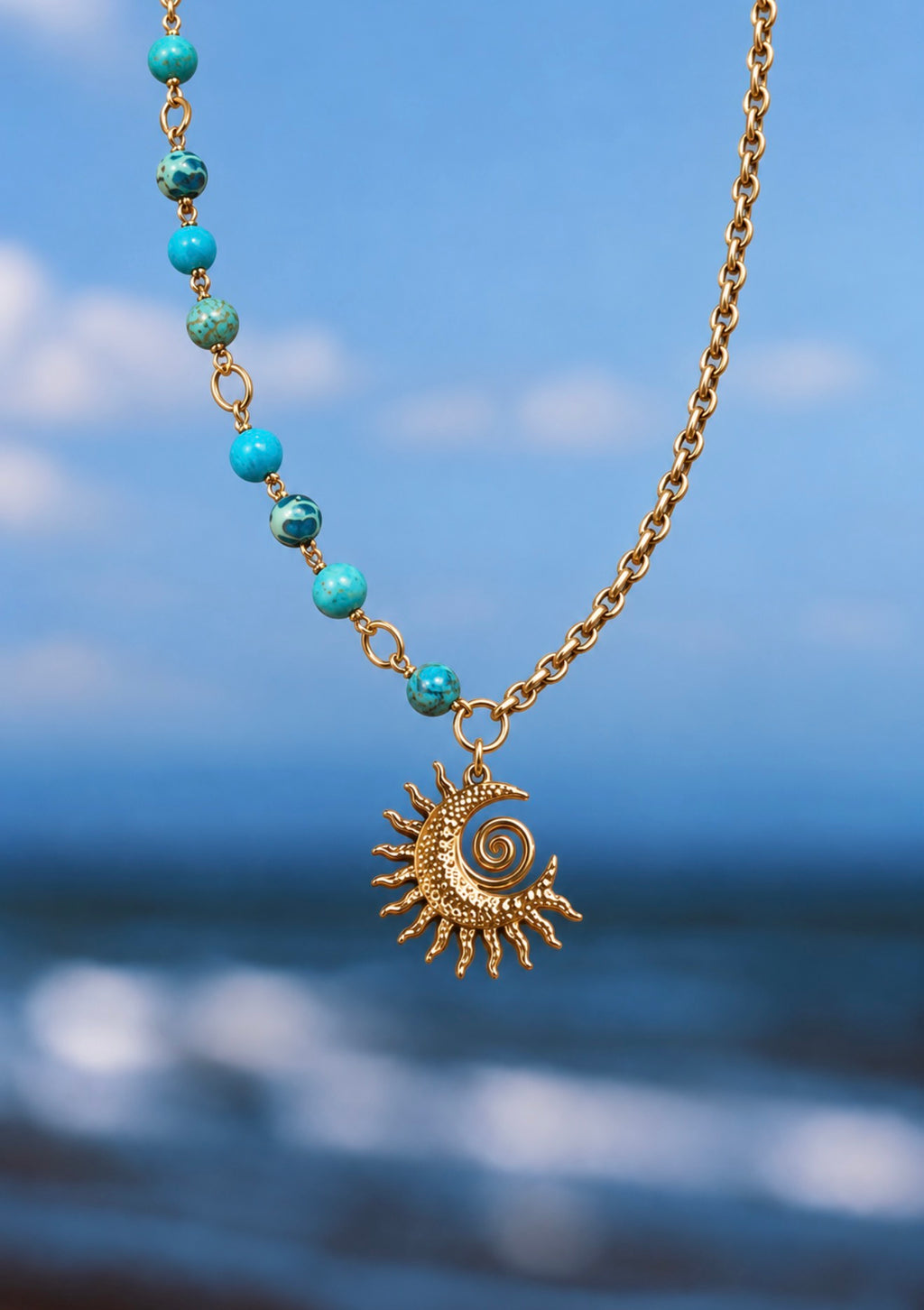 Collar Eclipse Azul.