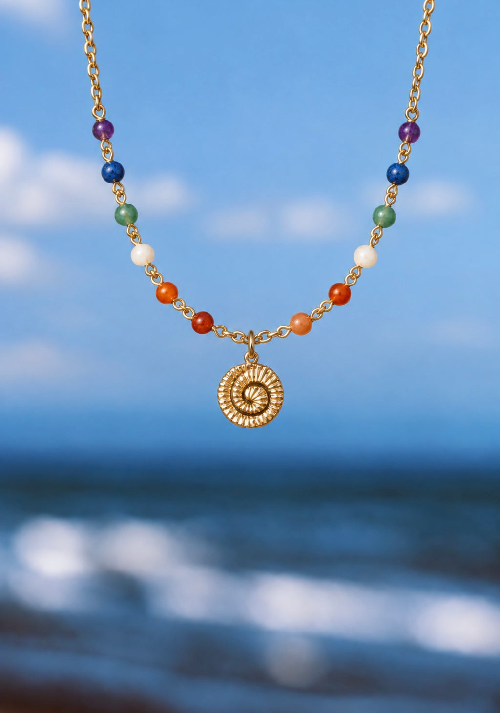 Collar Espiral Alineado.