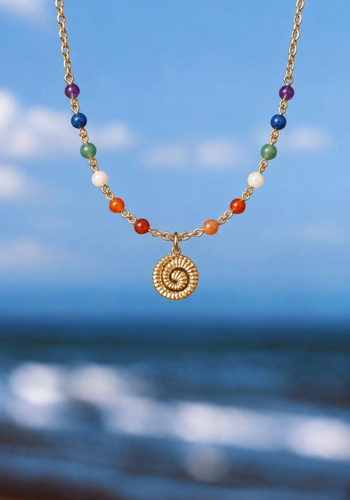 Collar Espiral Alineado.