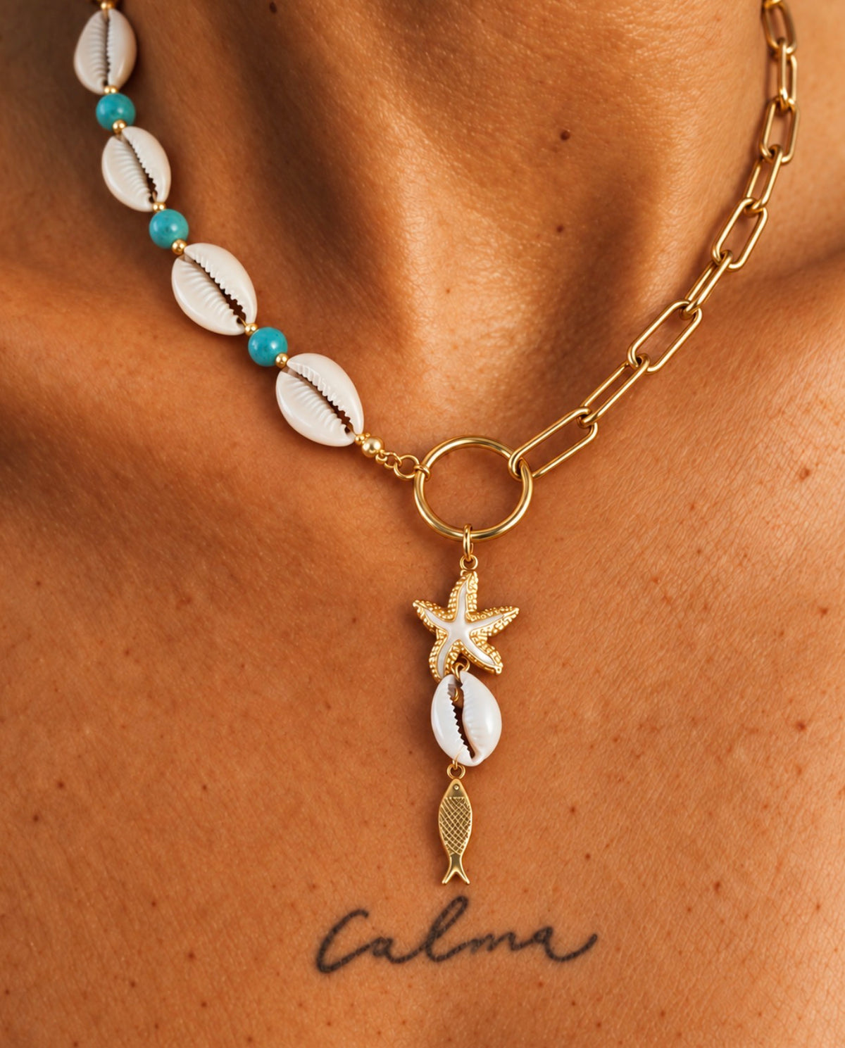 Collar Océano Blanco