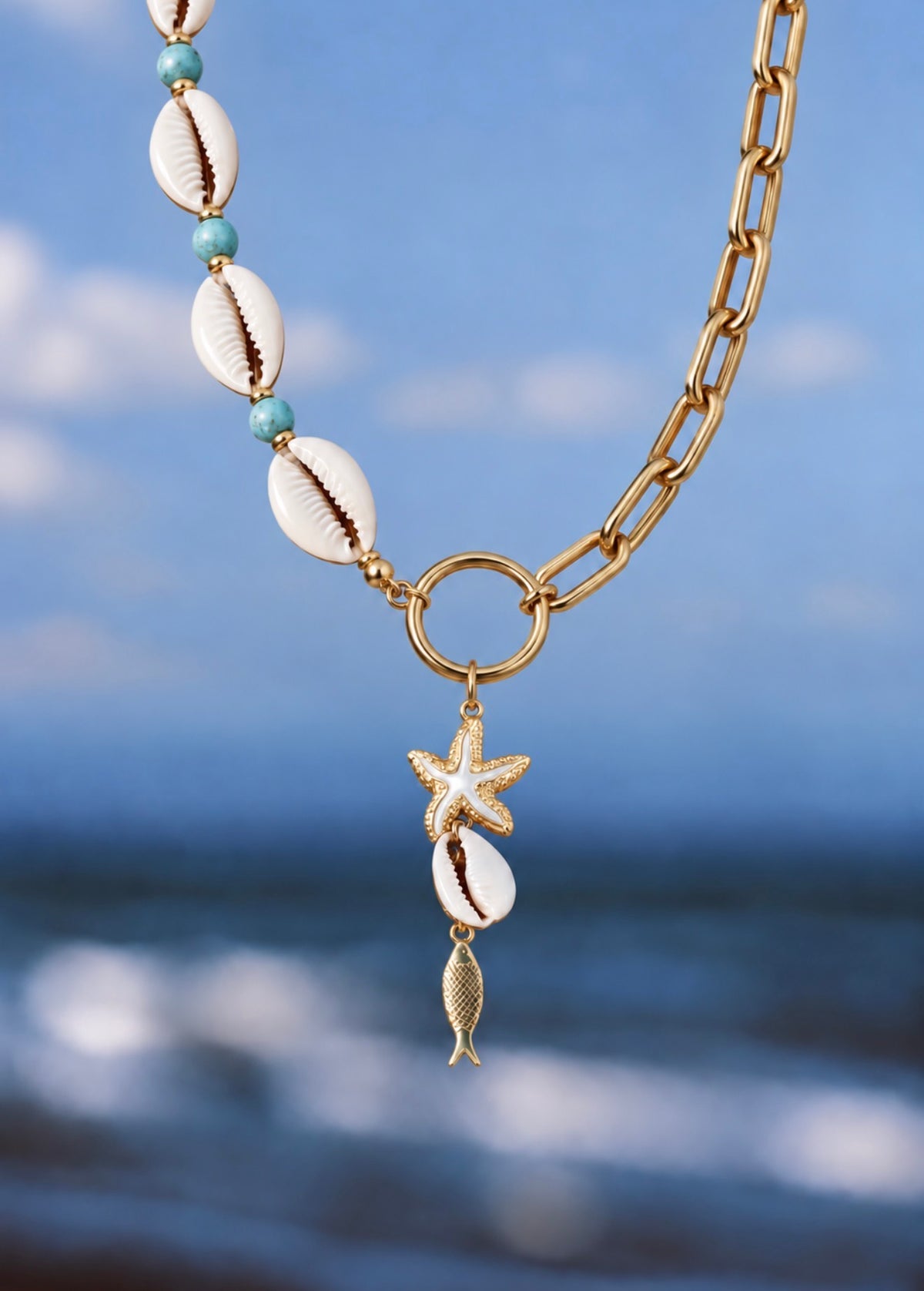 Collar Océano Blanco