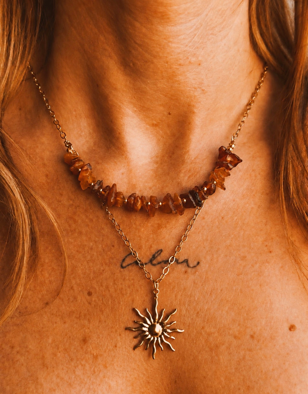 Collar Sol de Nácar.