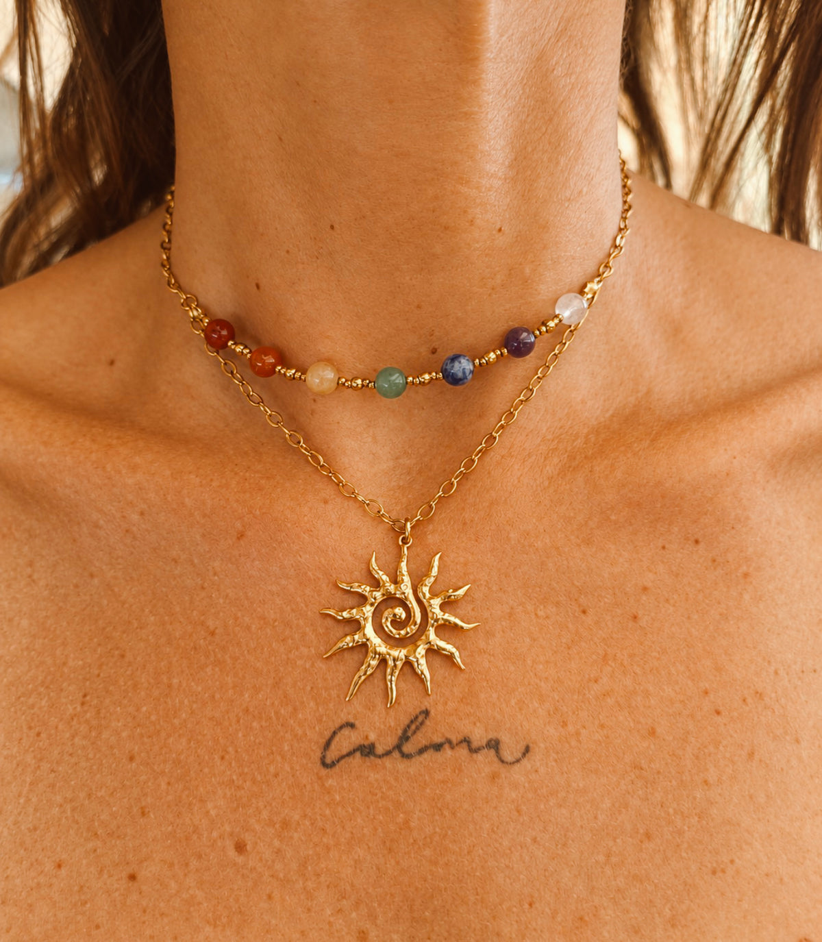 Collar Chakras Solar.
