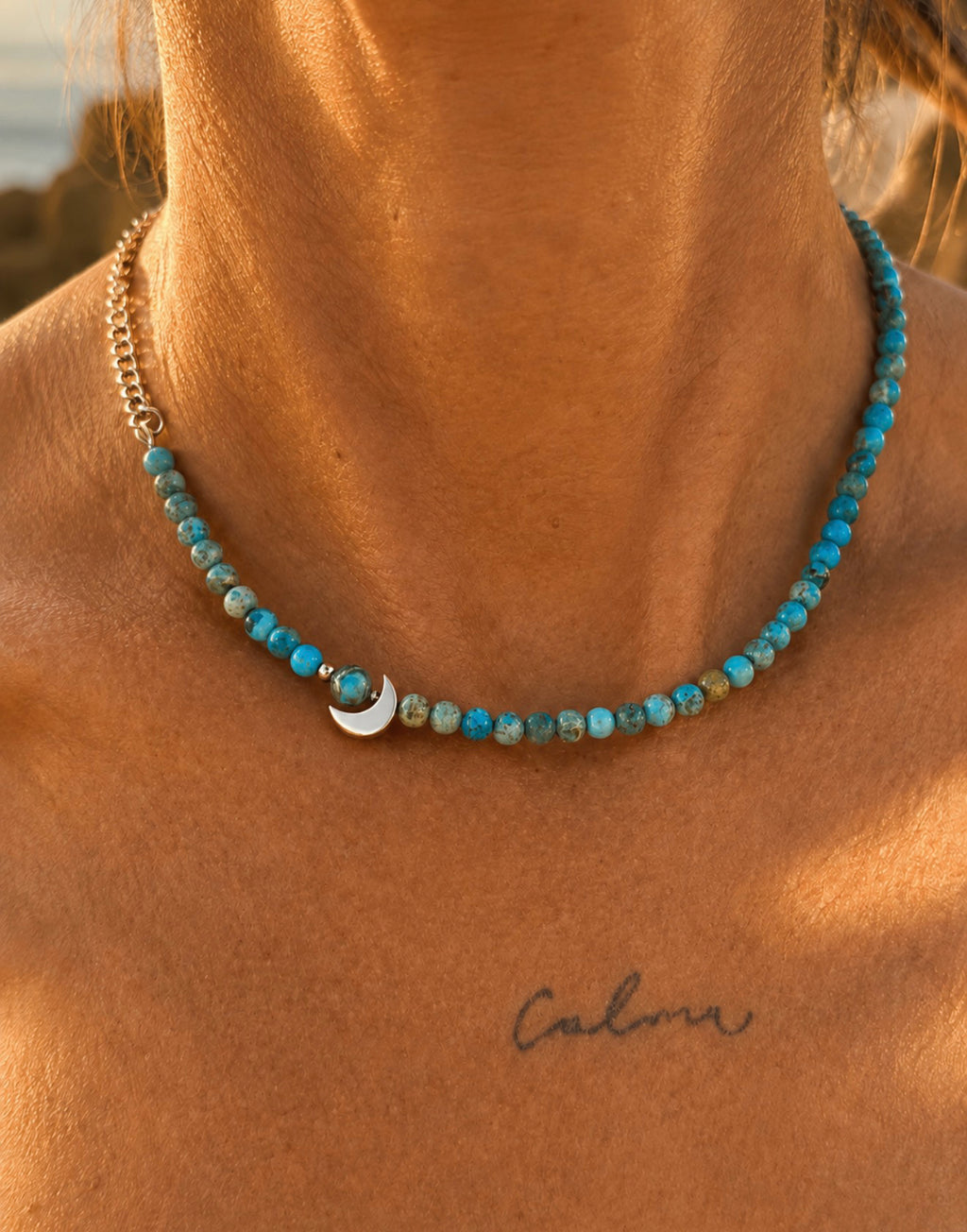 Collar Luna Azul.