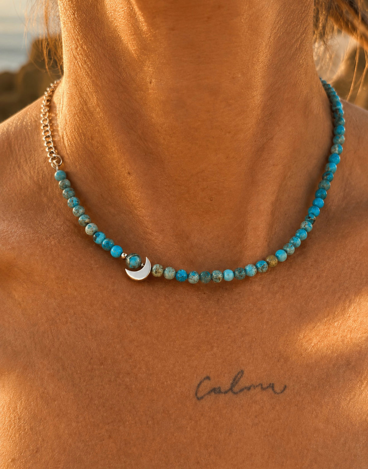 Collar Luna Azul.